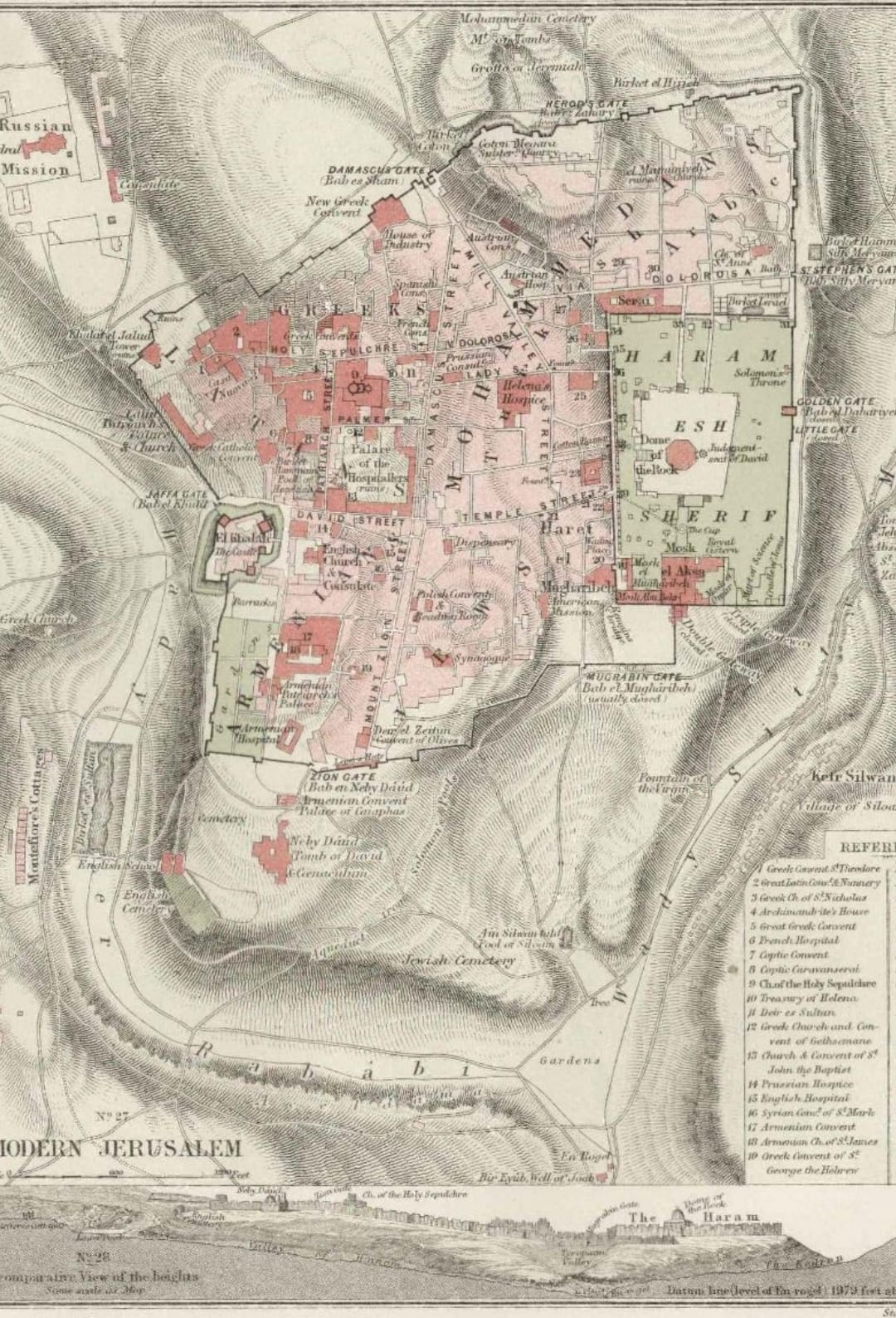 Map of Jerusalem 4