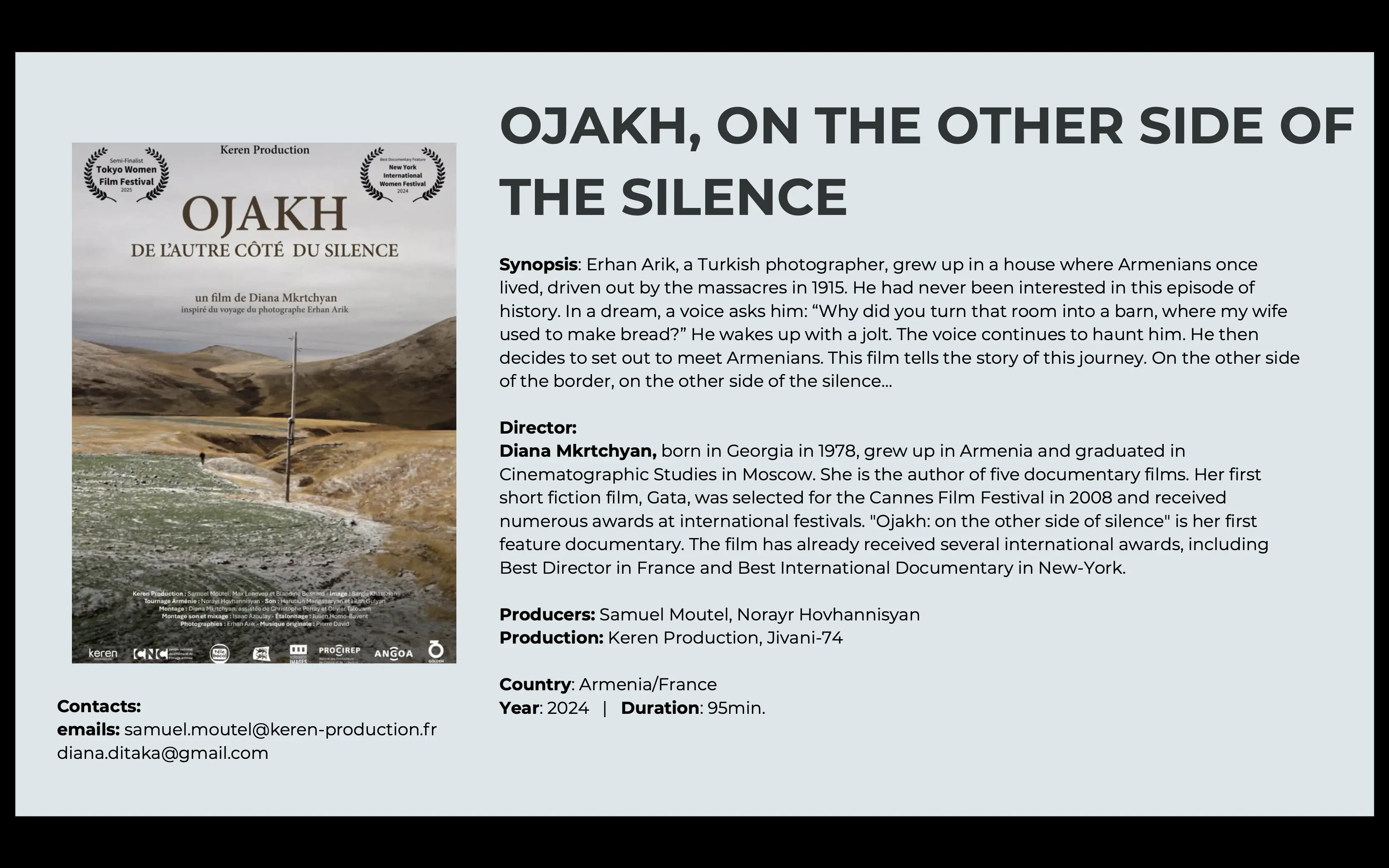 Ojakh: On the Other Side of Silence